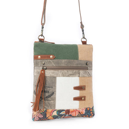 Boulangerie Floral Trim Crossbody Bag