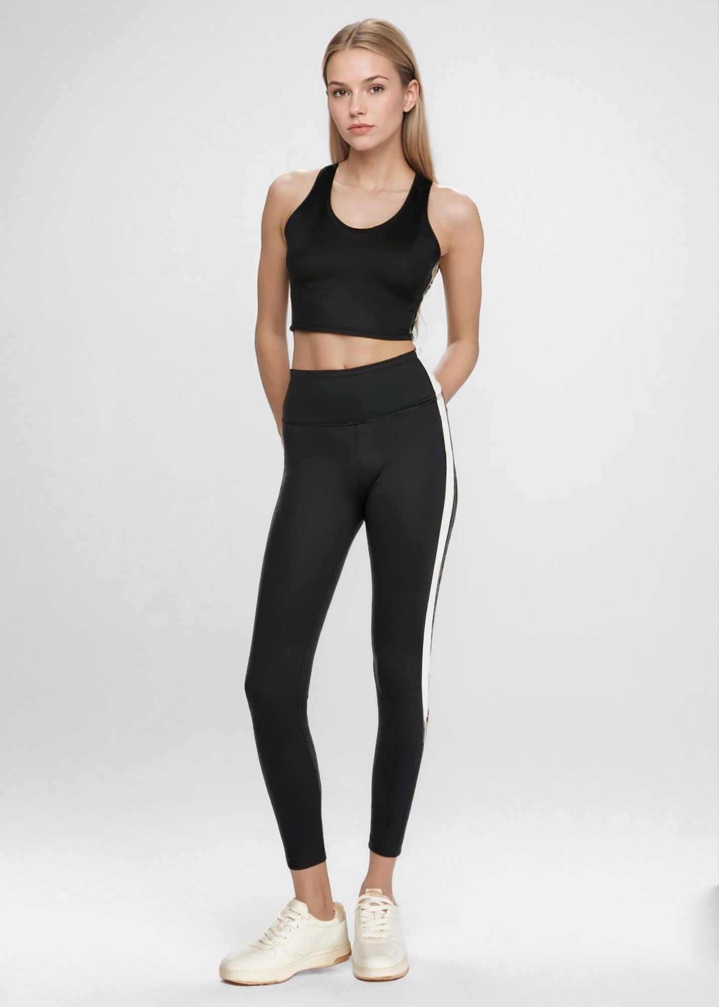 Side Split Crop Top Made in USA