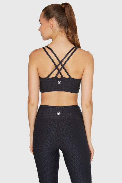 Scallop Strappy Bra Made in USA