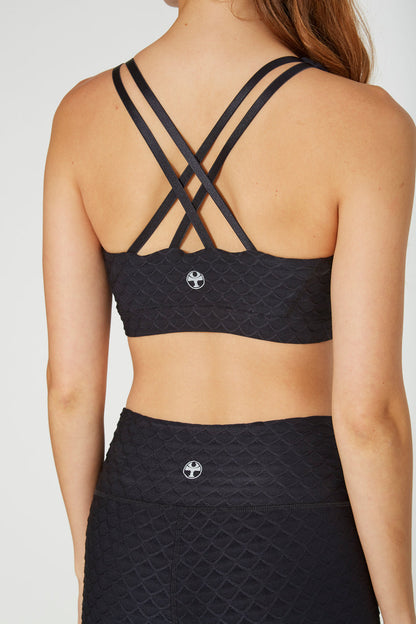 Scallop Strappy Bra Made in USA