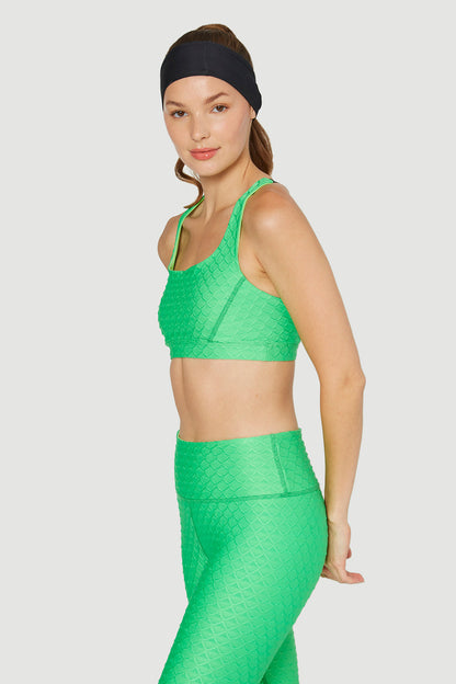 Scallop Strappy Bra Made in USA