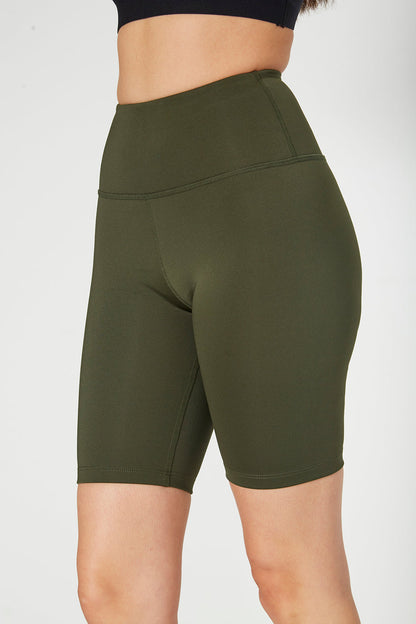High-Rise Scuba Biker Shorts