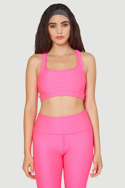 Scallop Strappy Bra Made in USA