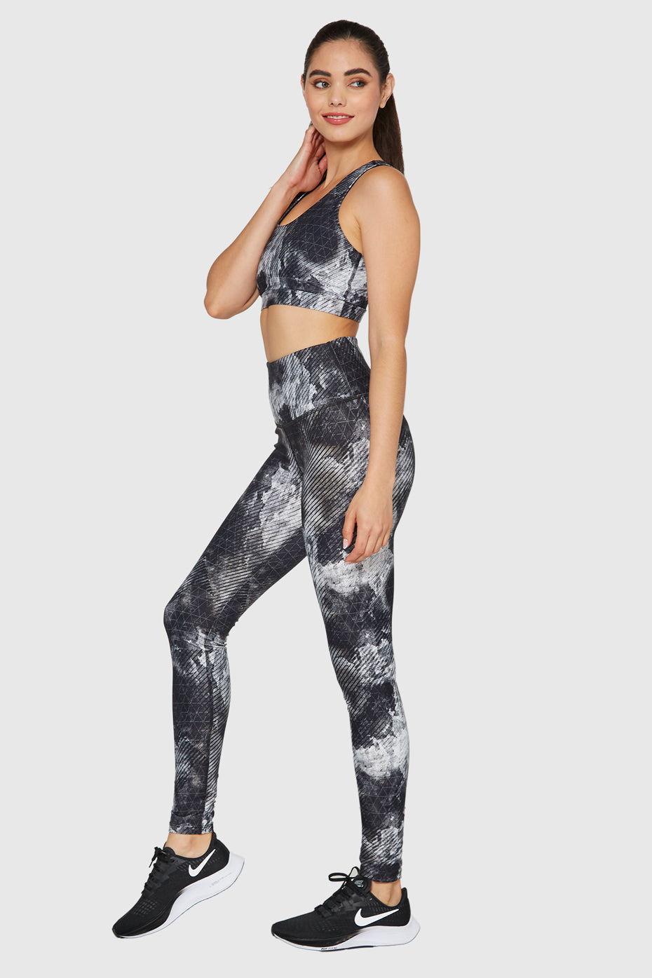 Geo Ink Leggings Made in USA