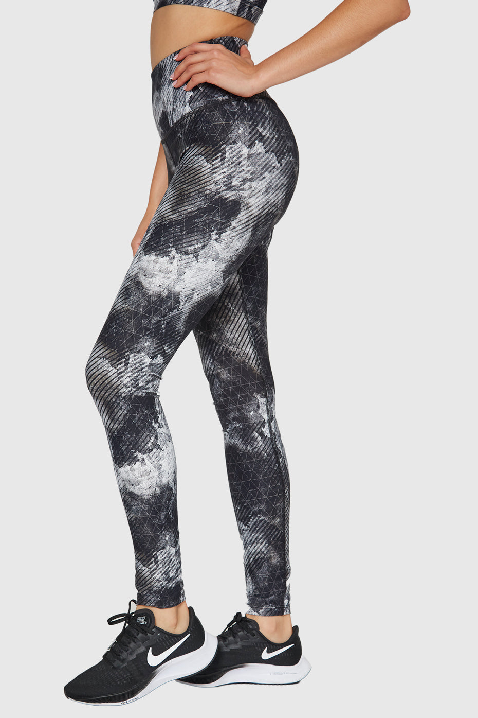 Geo Ink Leggings Made in USA