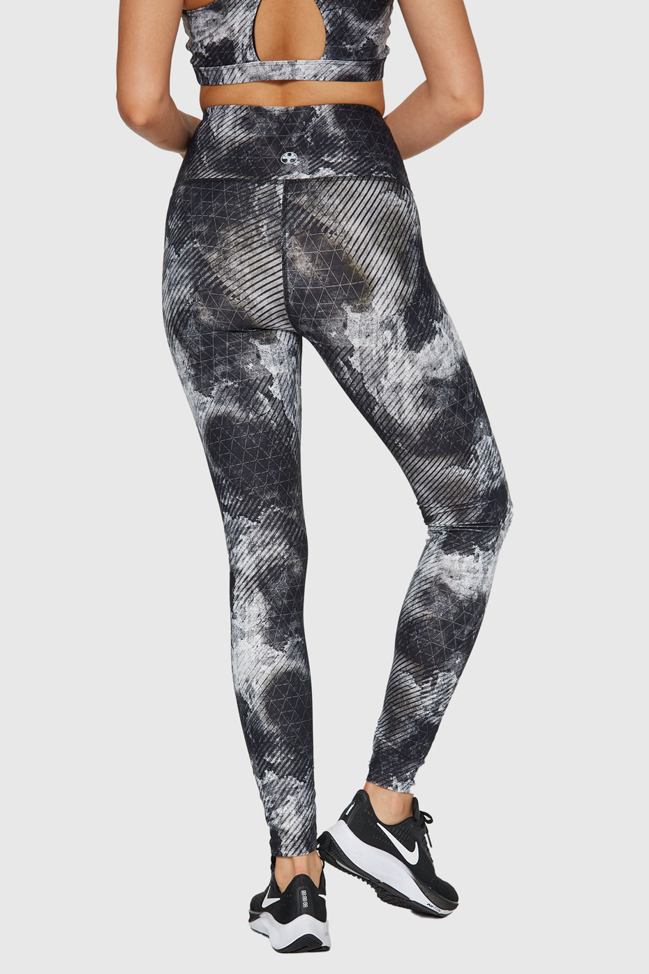 Geo Ink Leggings Made in USA