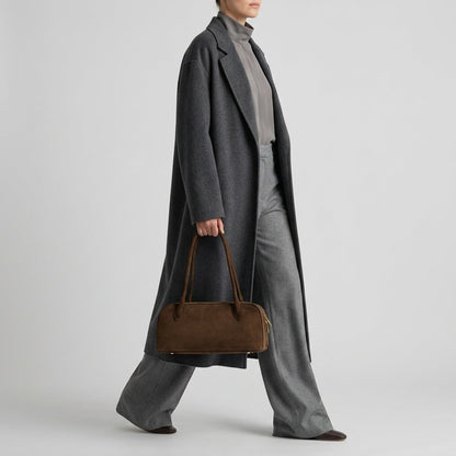 Italian Genuine Suede Shoulder Bag 272511