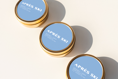 Apres Ski Travel Tin Candle