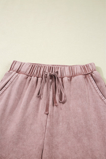 Murphy Leg Patchwork Drawstring Pants