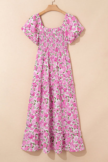 Raina Sleeve Flowy Long Dress