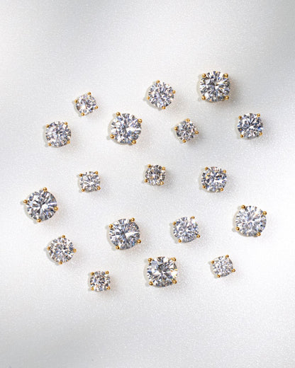 Sterling Silver Everyday Essential CZ Studs