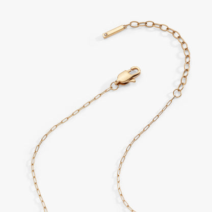 Libra Zodiac Charm Cluster Necklace