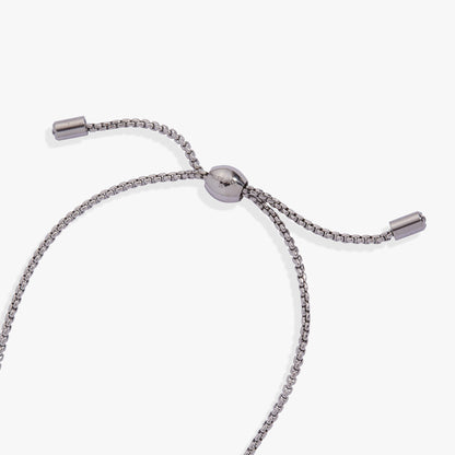 March Everyday Birthstone Pave Bolo Bracelet