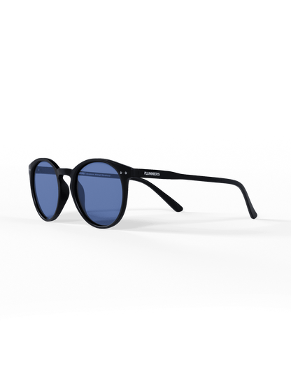 Black Round Polarized Sunglasses - UV400 for Men & Women