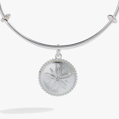 Sand Dollar Charm Bangle