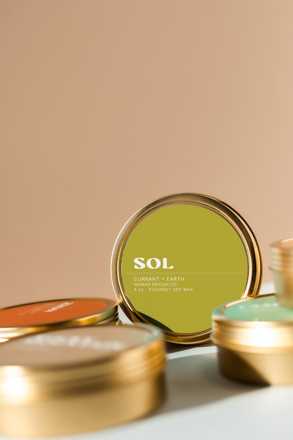 Sol Travel Tin Candle