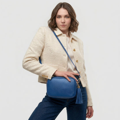 Italian Genuine Calf Leather Crossbody Bag 231302