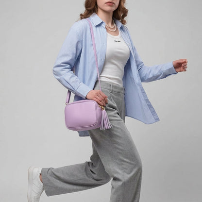 Italian Genuine Calf Leather Crossbody Bag 231302