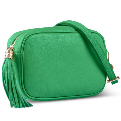 Italian Genuine Calf Leather Crossbody Bag 231302