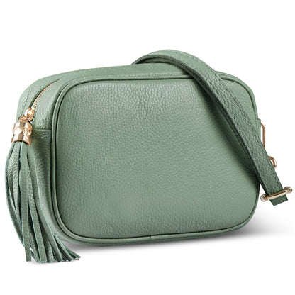 Italian Genuine Calf Leather Crossbody Bag 231302