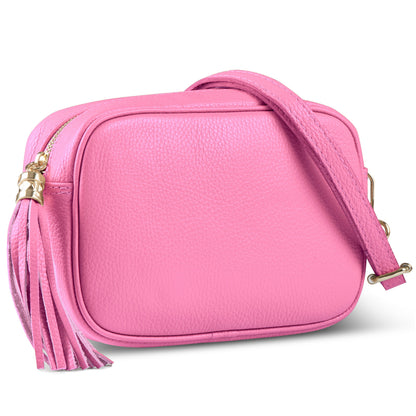 Italian Genuine Calf Leather Crossbody Bag 231302