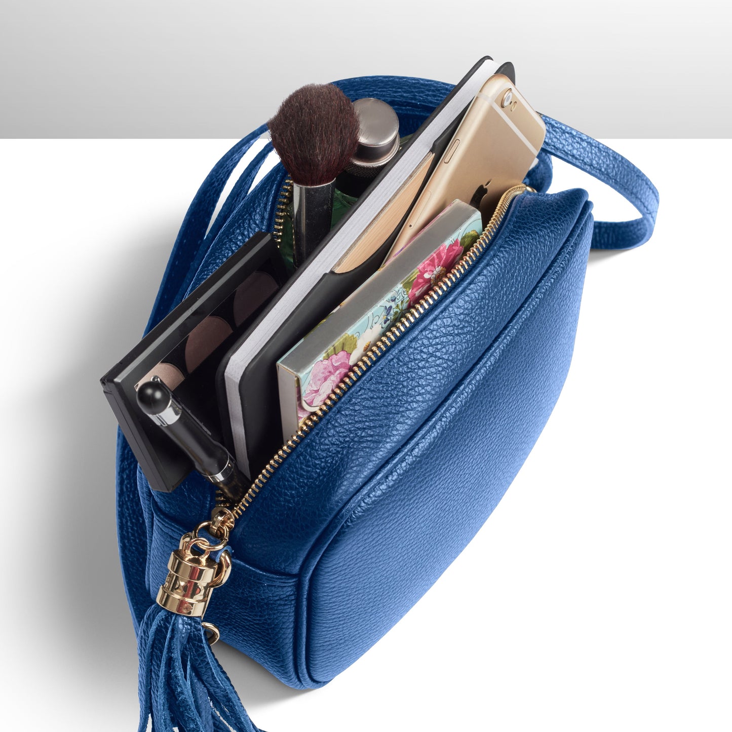 Italian Genuine Calf Leather Crossbody Bag 231302