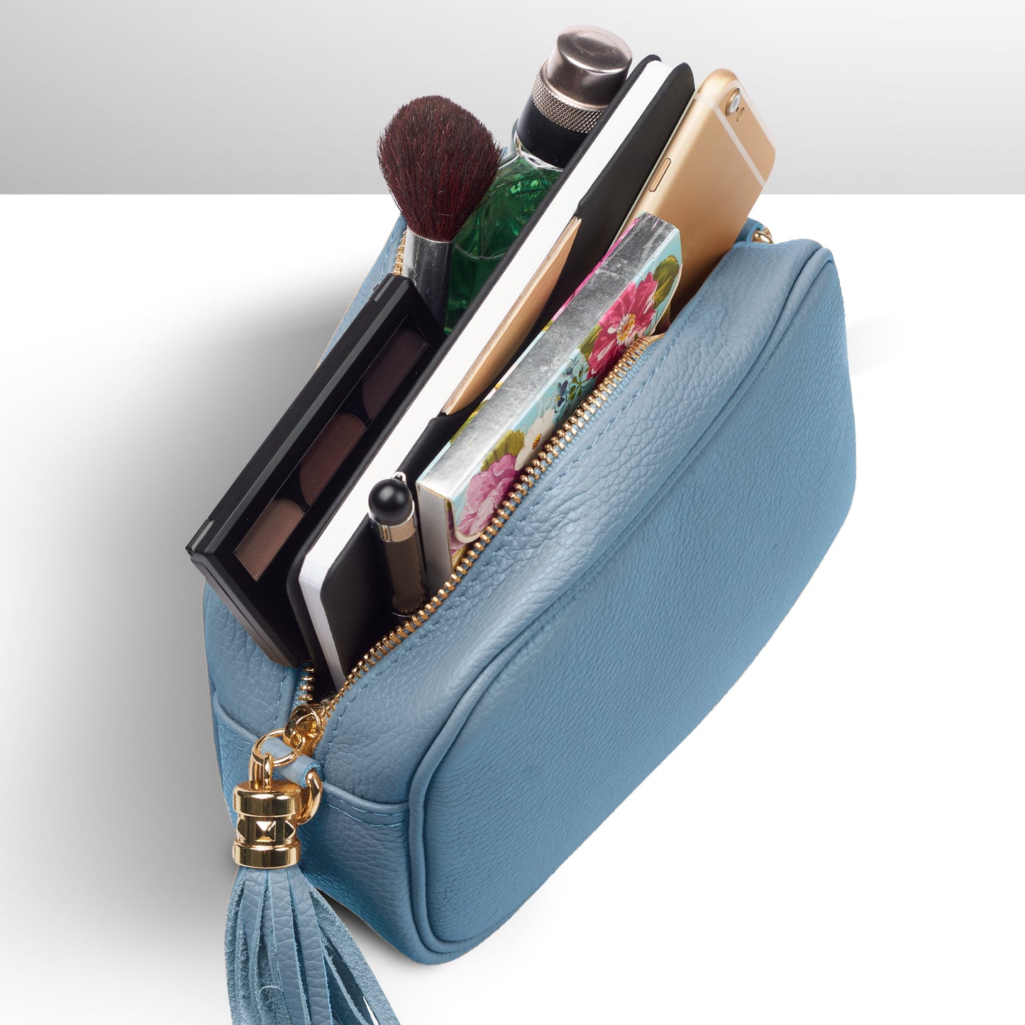 Italian Genuine Calf Leather Crossbody Bag 231302