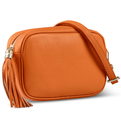 Italian Genuine Calf Leather Crossbody Bag 231302