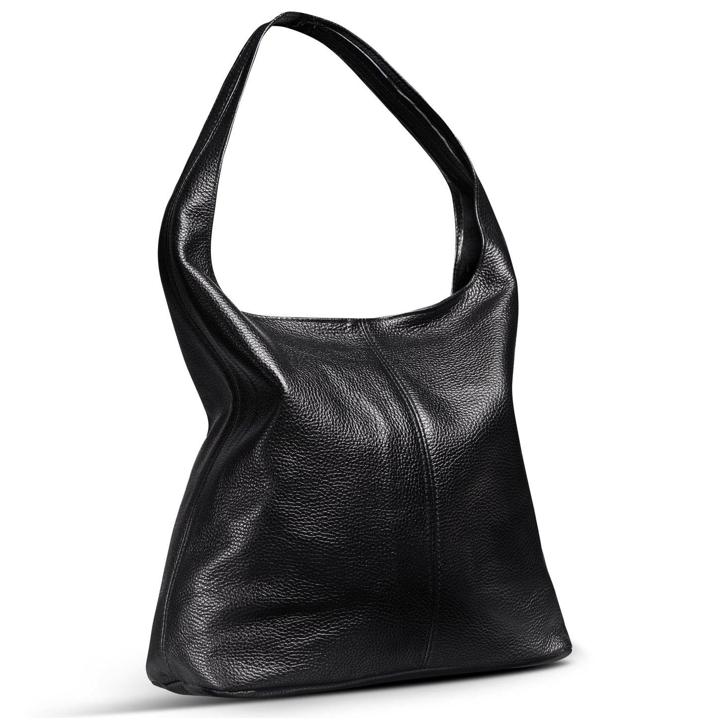 Italian Genuine Calf Leather Hobo Bag 011943