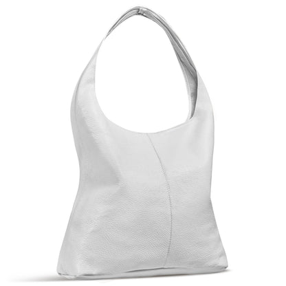 Italian Genuine Calf Leather Hobo Bag 011943