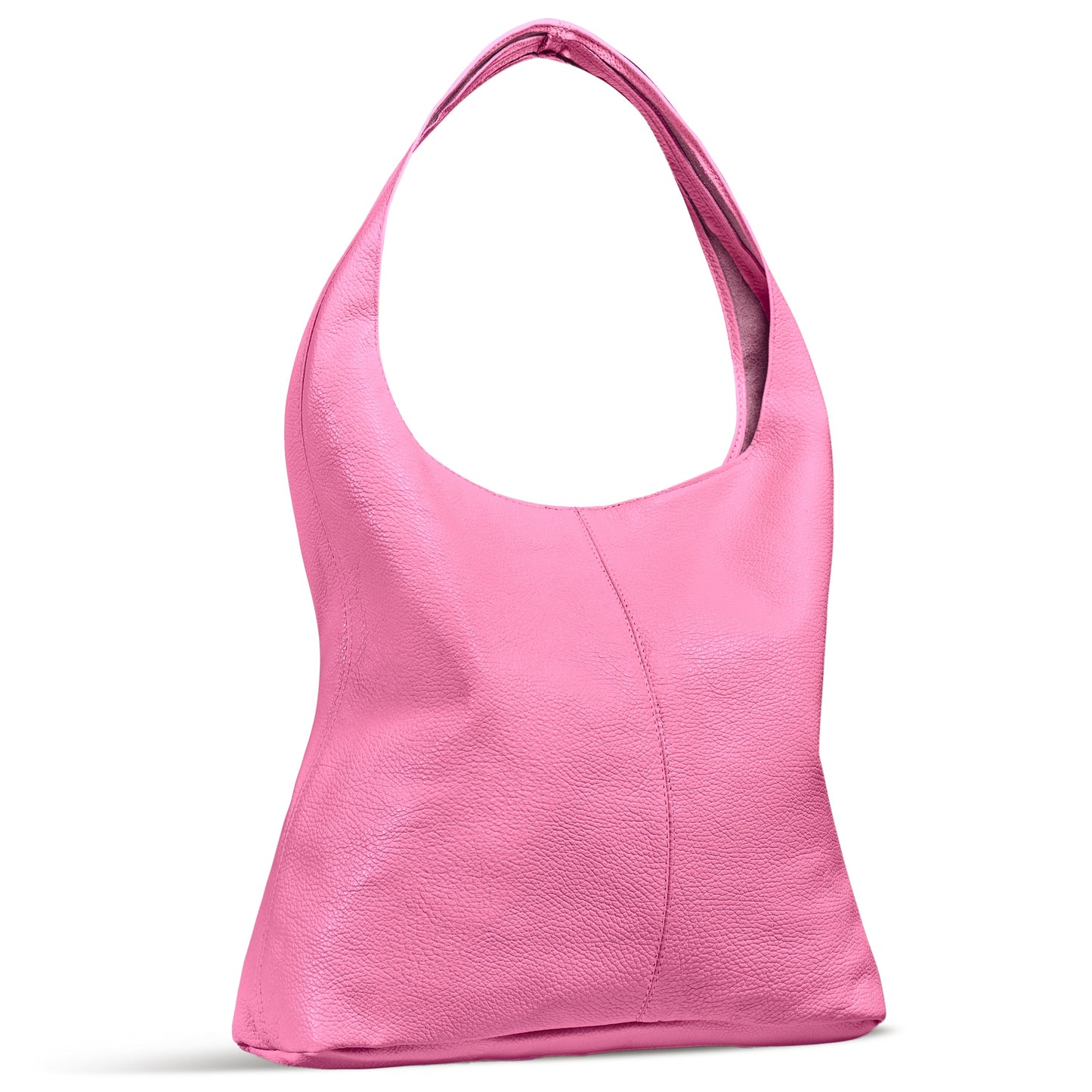 Italian Genuine Calf Leather Hobo Bag 011943