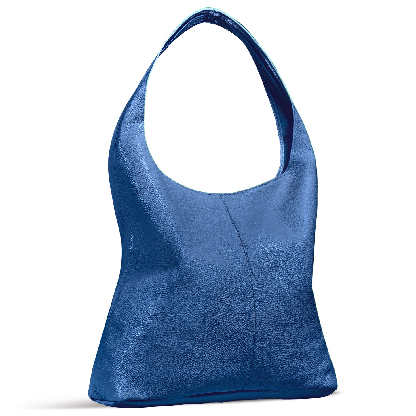 Italian Genuine Calf Leather Hobo Bag 011943