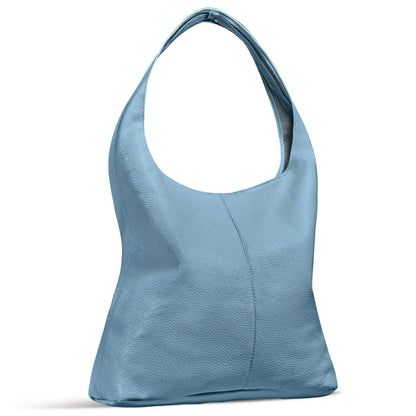 Italian Genuine Calf Leather Hobo Bag 011943