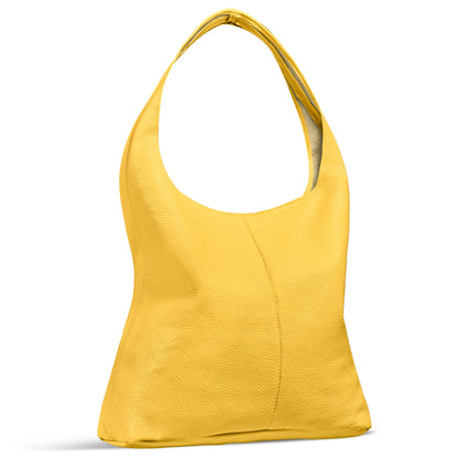 Italian Genuine Calf Leather Hobo Bag 011943