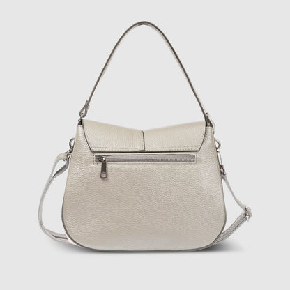 Italian Genuine Calf Leather Shoulder Bag 132610