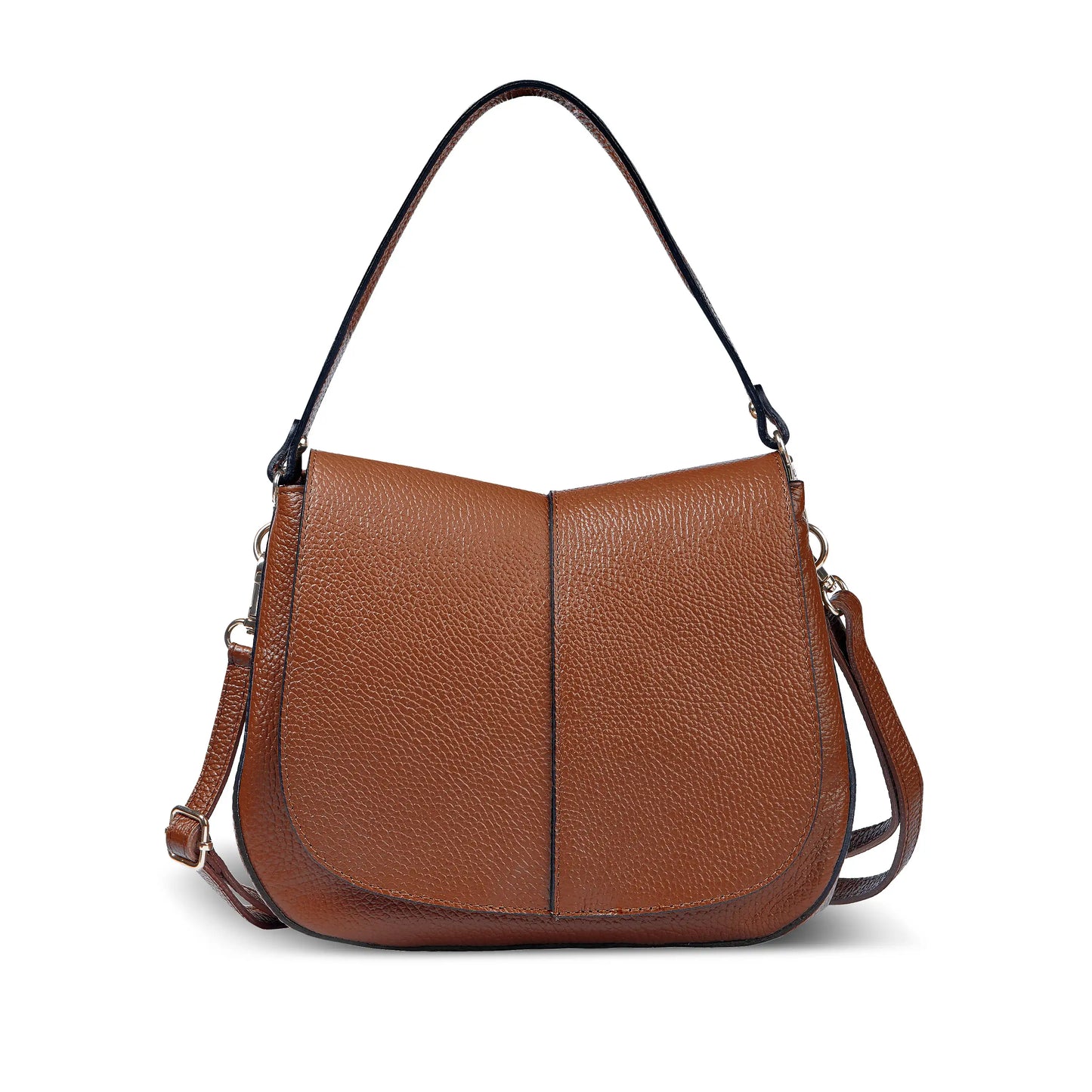 Italian Genuine Calf Leather Shoulder Bag 132610