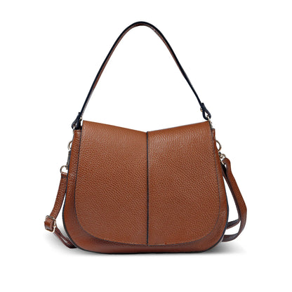 Italian Genuine Calf Leather Shoulder Bag 132610