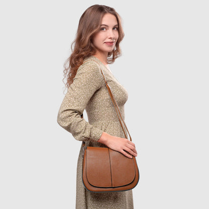 Italian Genuine Calf Leather Shoulder Bag 132610