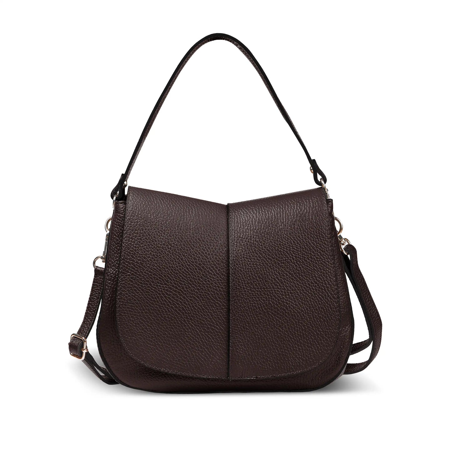 Italian Genuine Calf Leather Shoulder Bag 132610