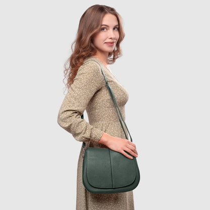 Italian Genuine Calf Leather Shoulder Bag 132610