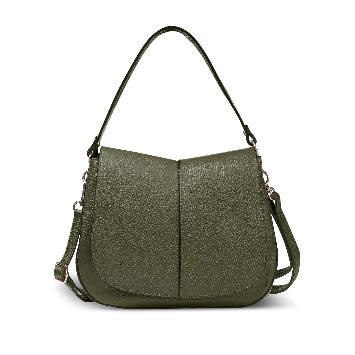 Italian Genuine Calf Leather Shoulder Bag 132610