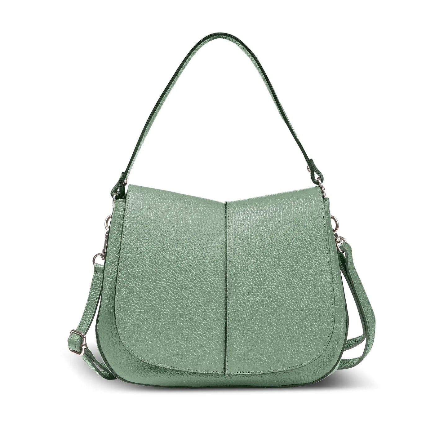 Italian Genuine Calf Leather Shoulder Bag 132610