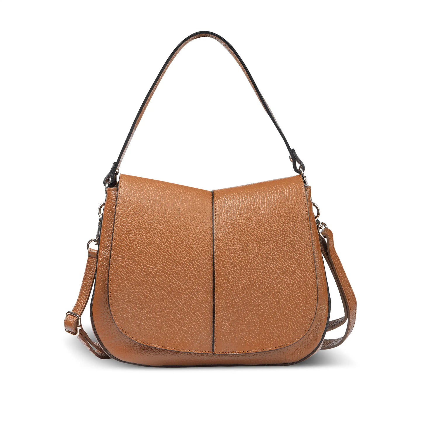 Italian Genuine Calf Leather Shoulder Bag 132610