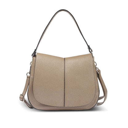 Italian Genuine Calf Leather Shoulder Bag 132610