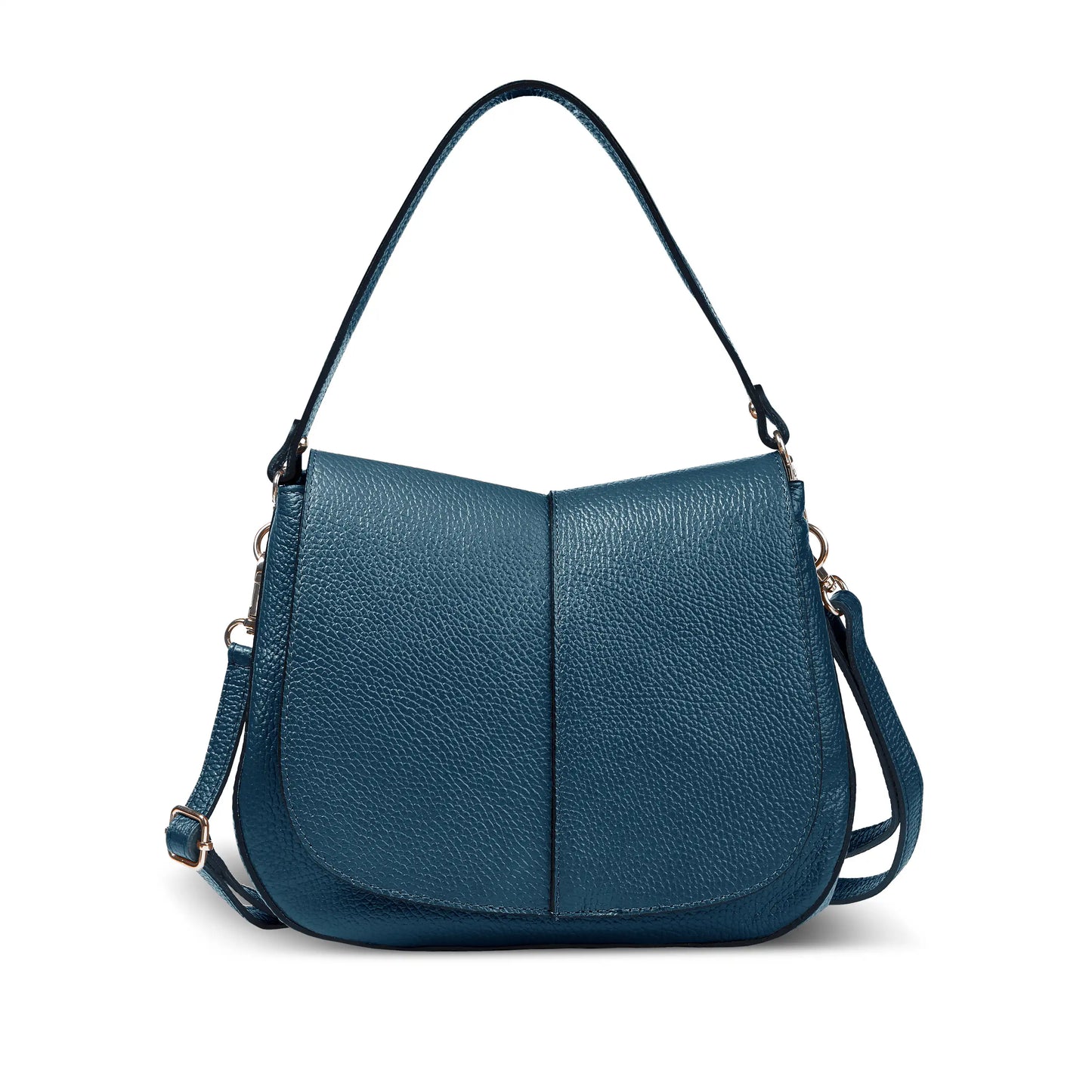 Italian Genuine Calf Leather Shoulder Bag 132610
