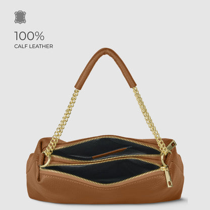 Italian Genuine Calf Leather Crossbody Bag 171522