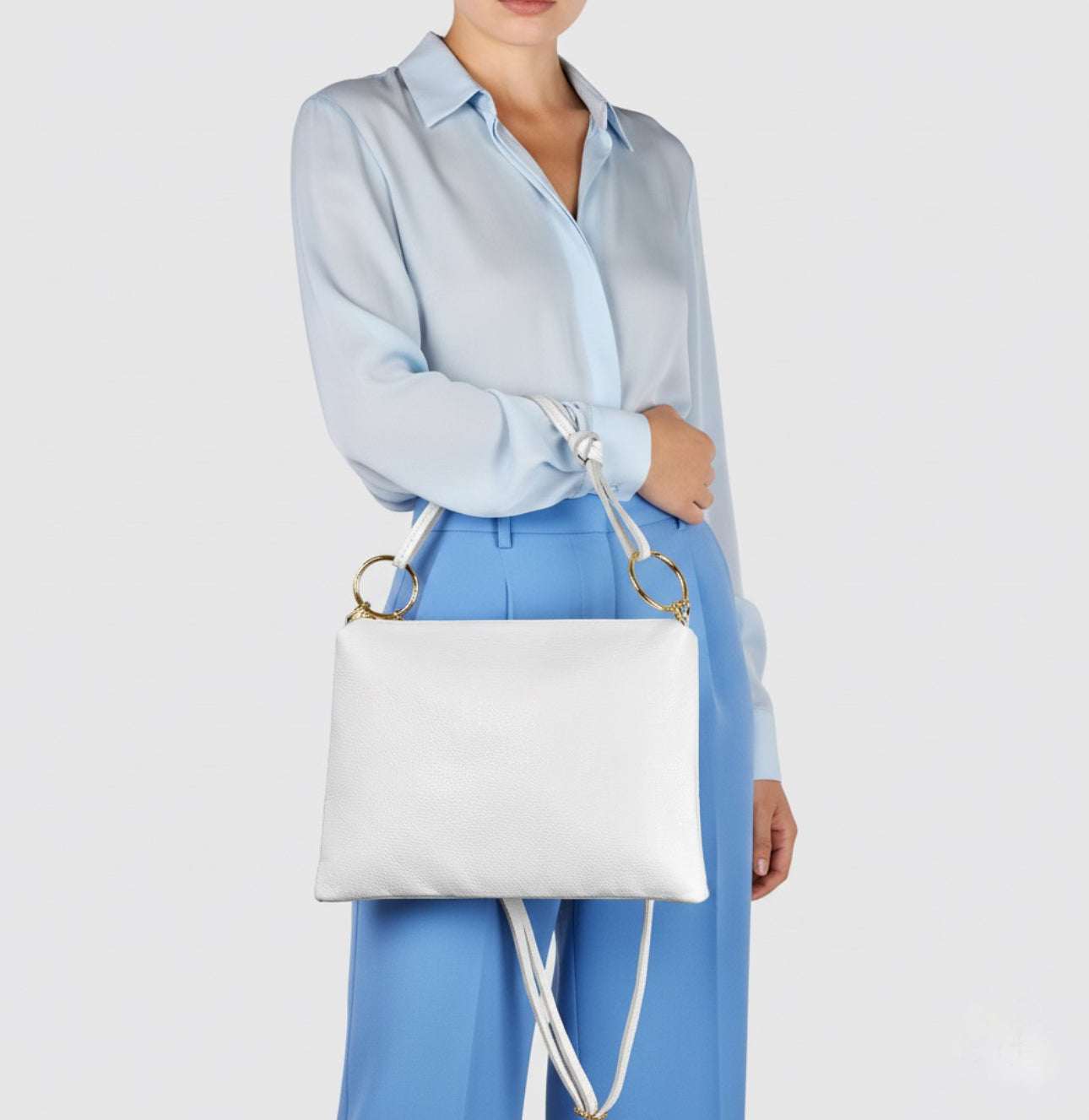 Italian Genuine Calf Leather Shoulder Bag 171551