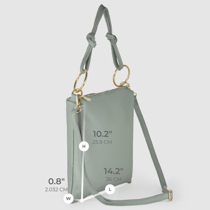 Italian Genuine Calf Leather Shoulder Bag 171551