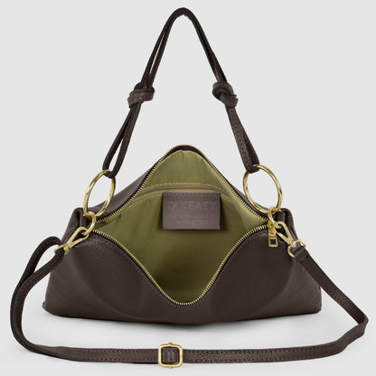 Italian Genuine Calf Leather Shoulder Bag 171551