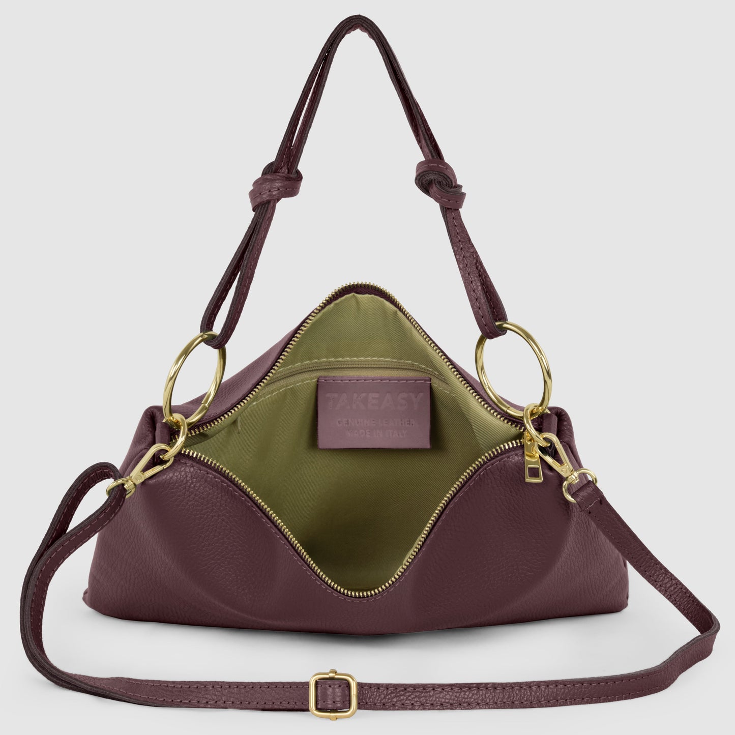 Italian Genuine Calf Leather Shoulder Bag 171551